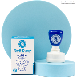 Huge Effort Merit Stamp